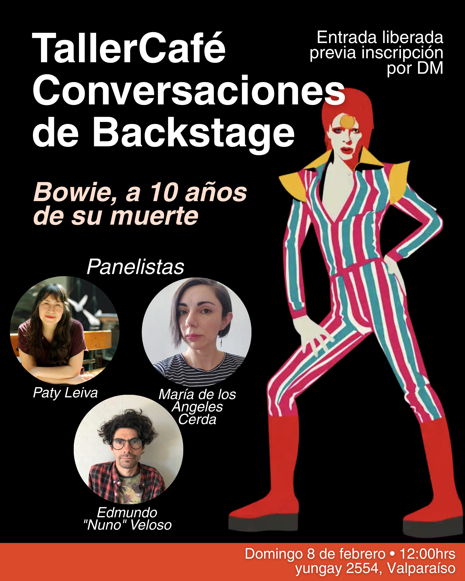TallerCafé organiza conversatorio dedicado a David Bowie
